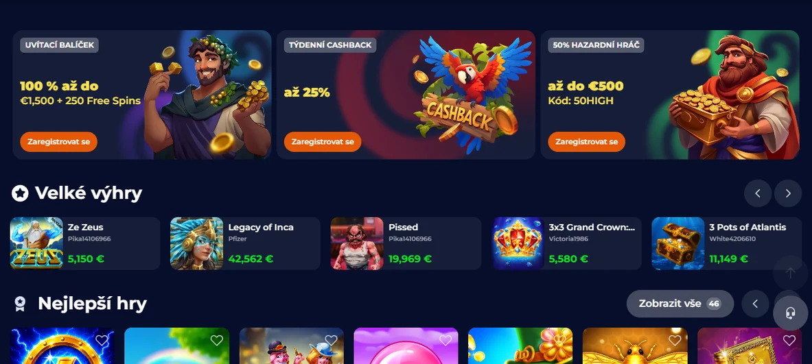 Získejte bonus Nine Casino